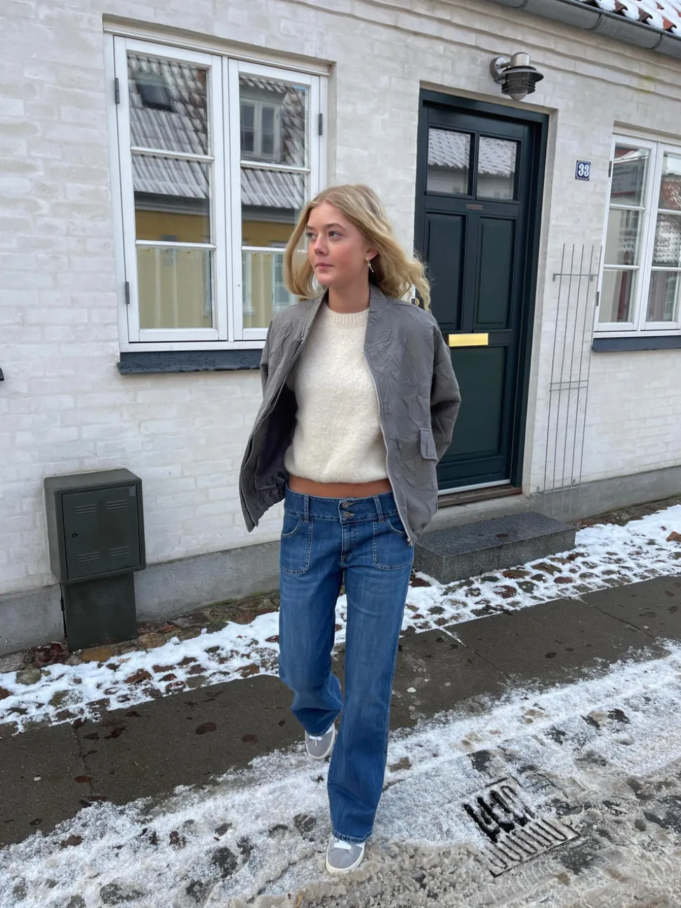 Amani bootcut jeans - Blå denim