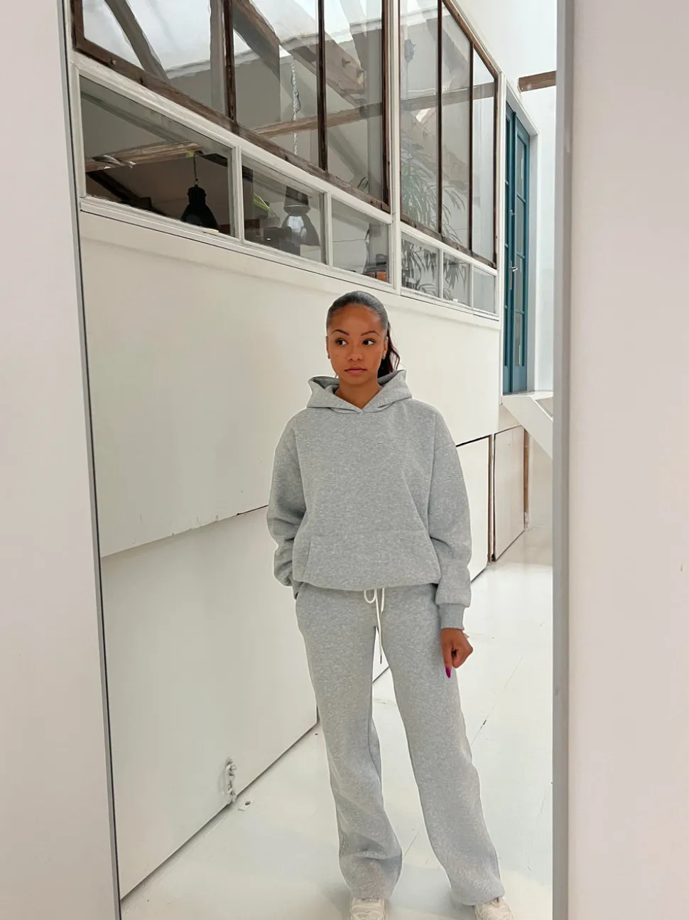Anelise sweatpants - Grå melange