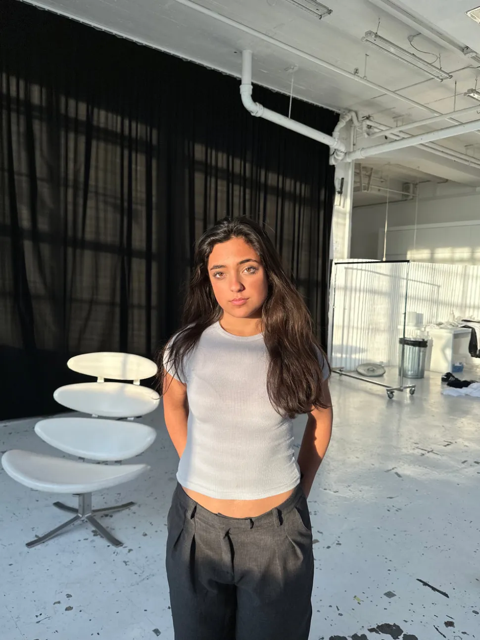 Anna Olympia t-shirt - Grå