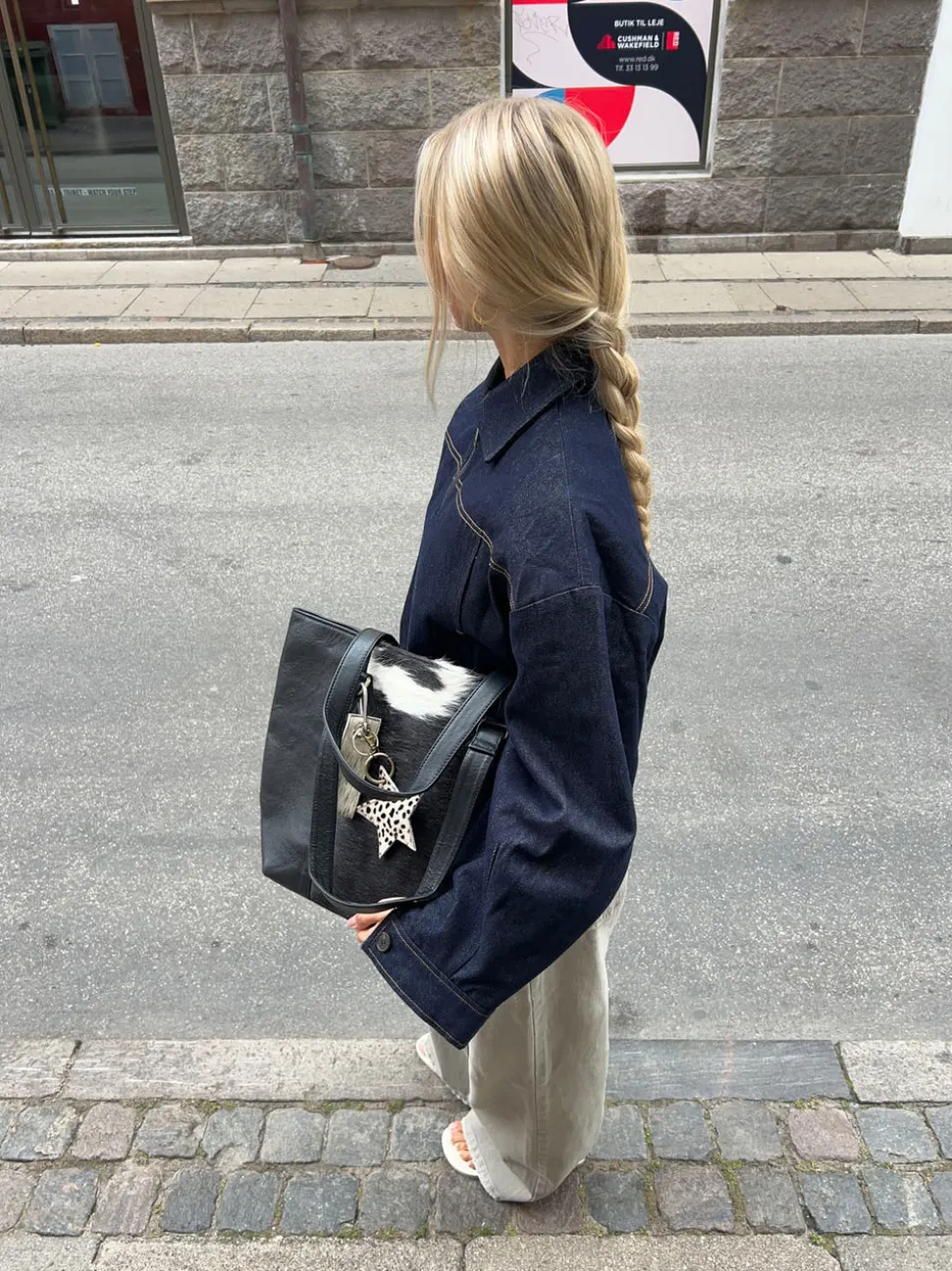 Aurum taske i ko - Sort