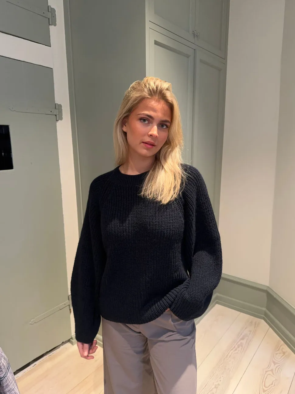 Candie striktrøje - Navy