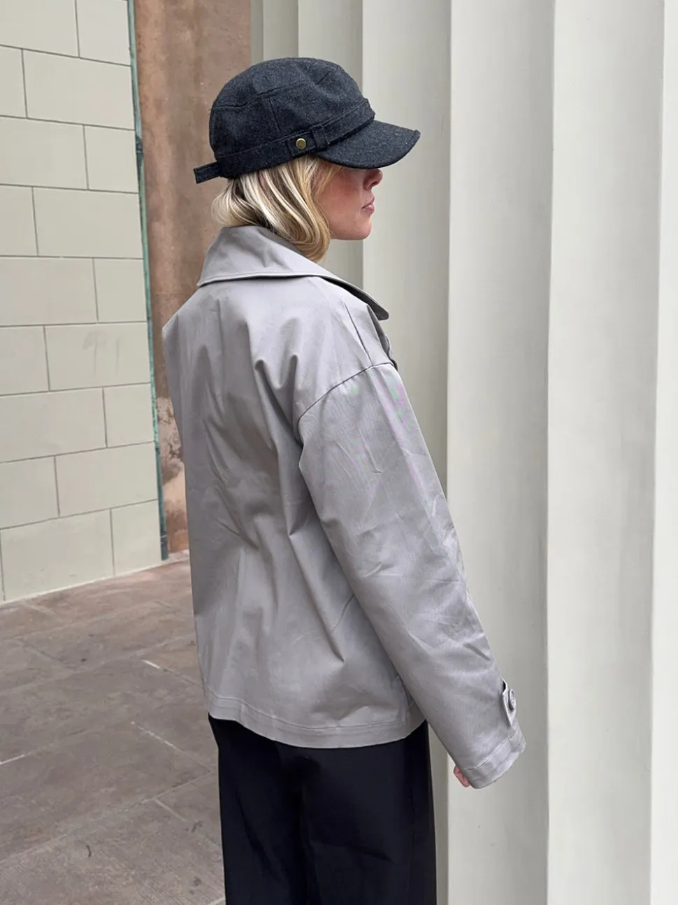 Catinka trenchcoat - Grå