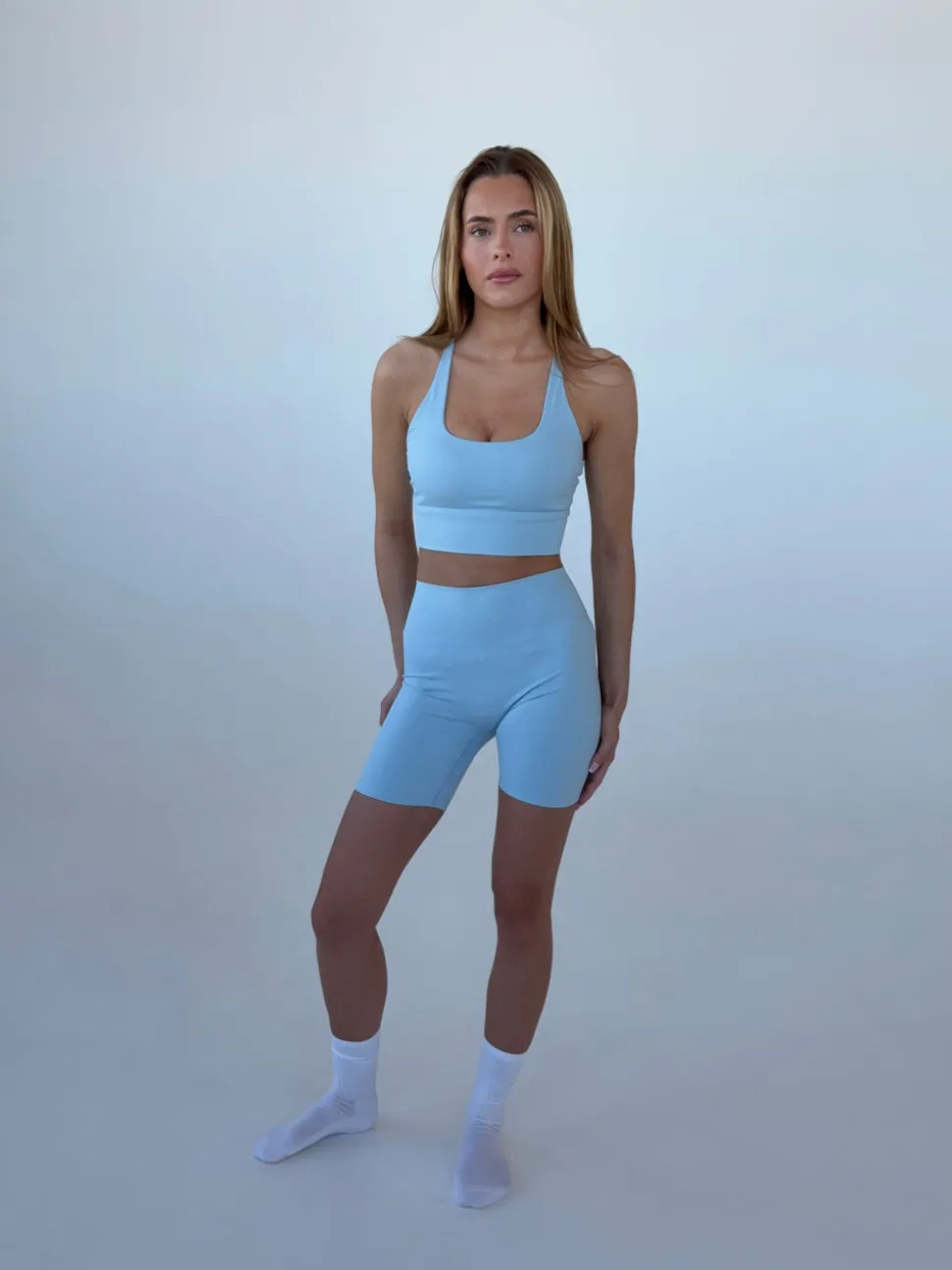Crossback bra - Sky