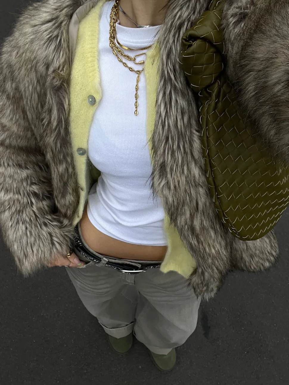 Jamilla mohair cardigan - Gul