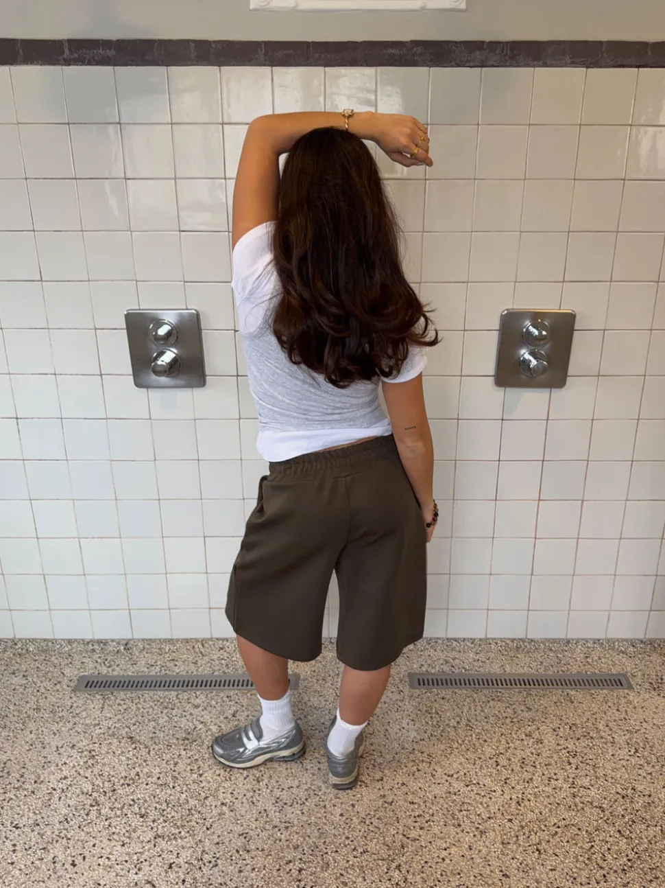 Kaline bermudashorts - Kaki