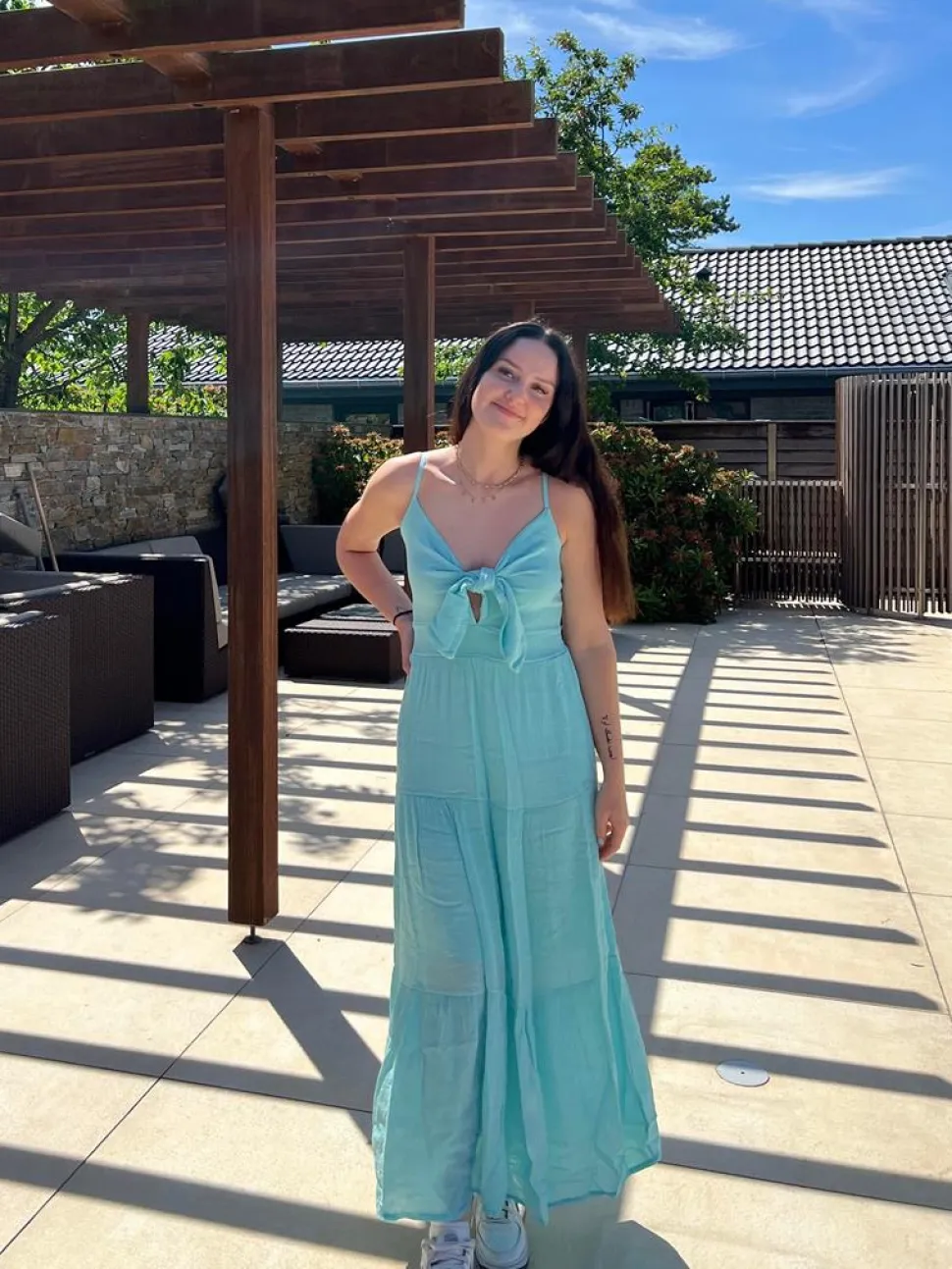 Lydia kjole - turkis