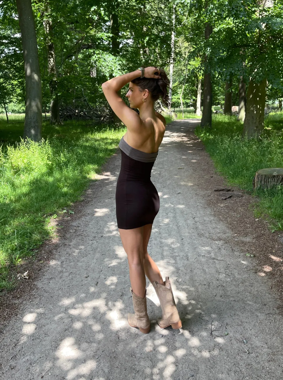 Maisy kjole - Brun
