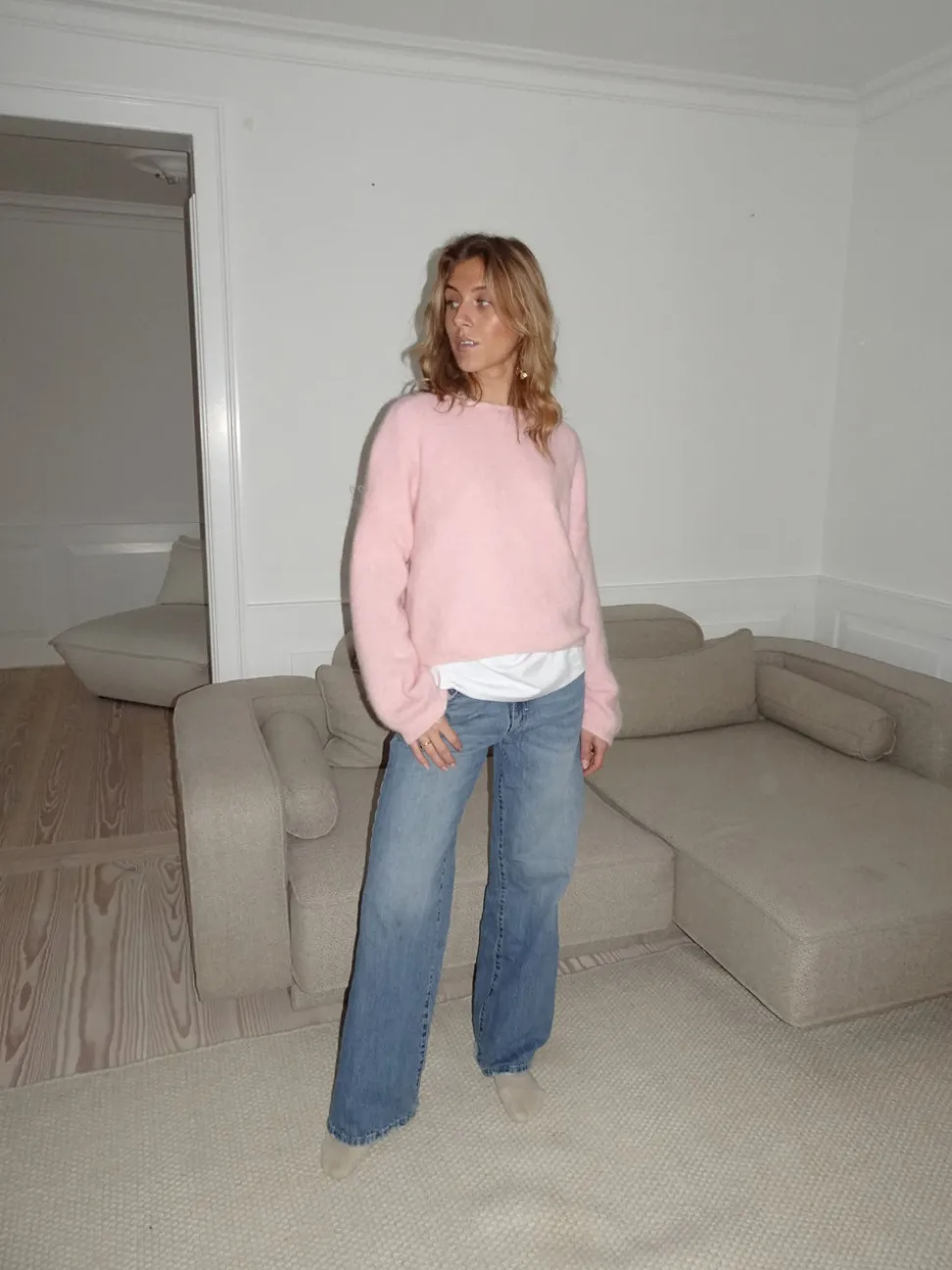 Sierra striktrøje - Pink