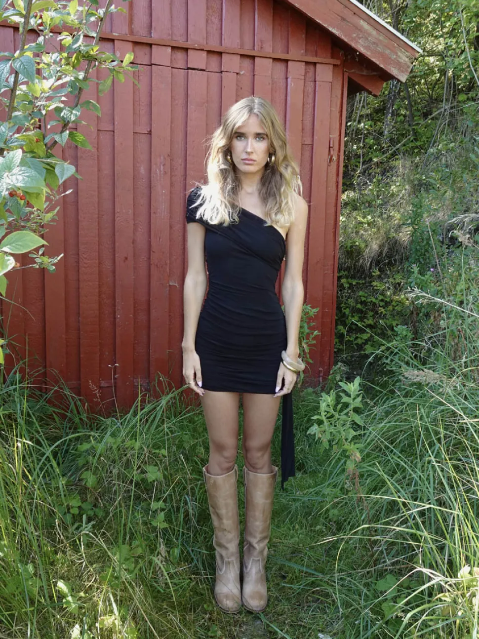 Tara minikjole - Sort