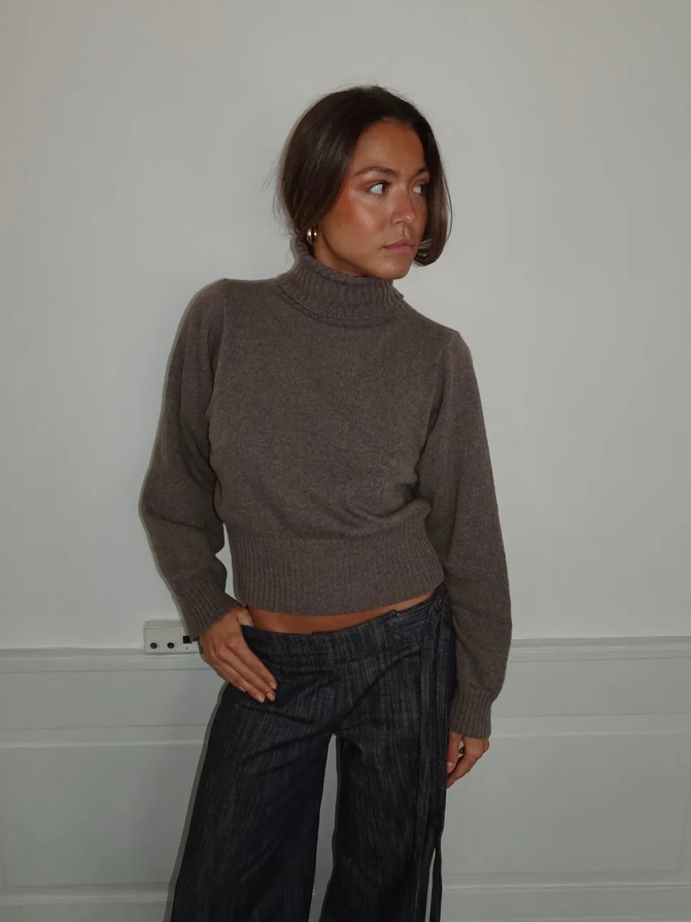 Vivina turtleneck - Brun
