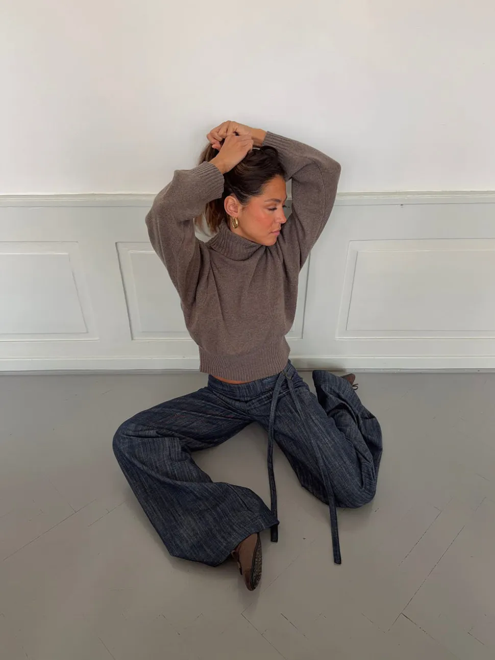 Vivina turtleneck - Brun