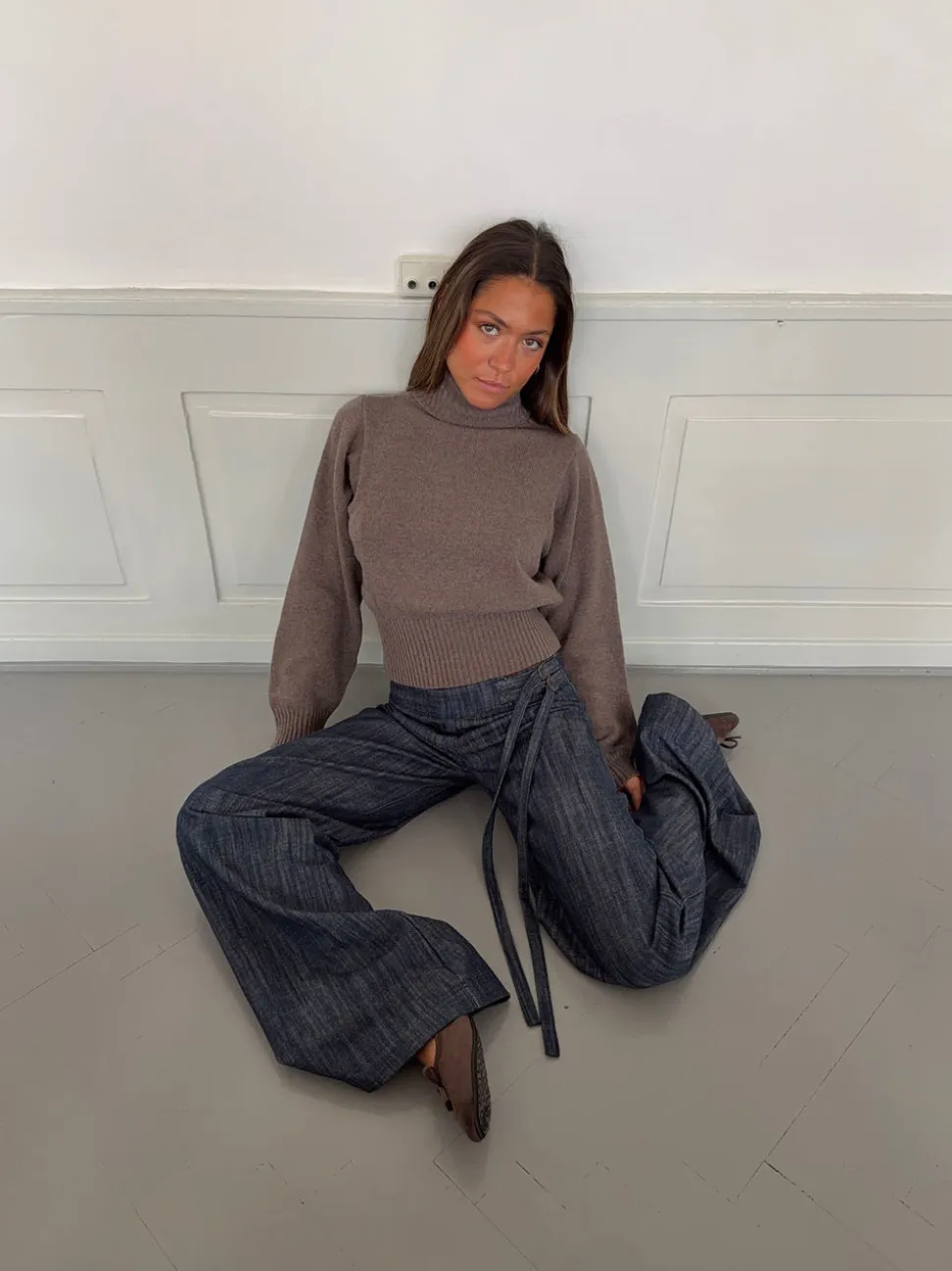 Vivina turtleneck - Brun