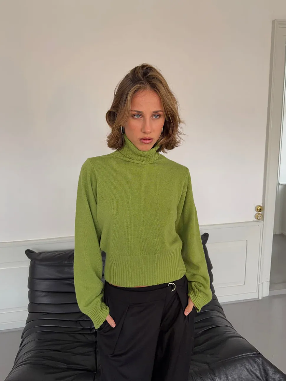 Vivina turtleneck - Grøn