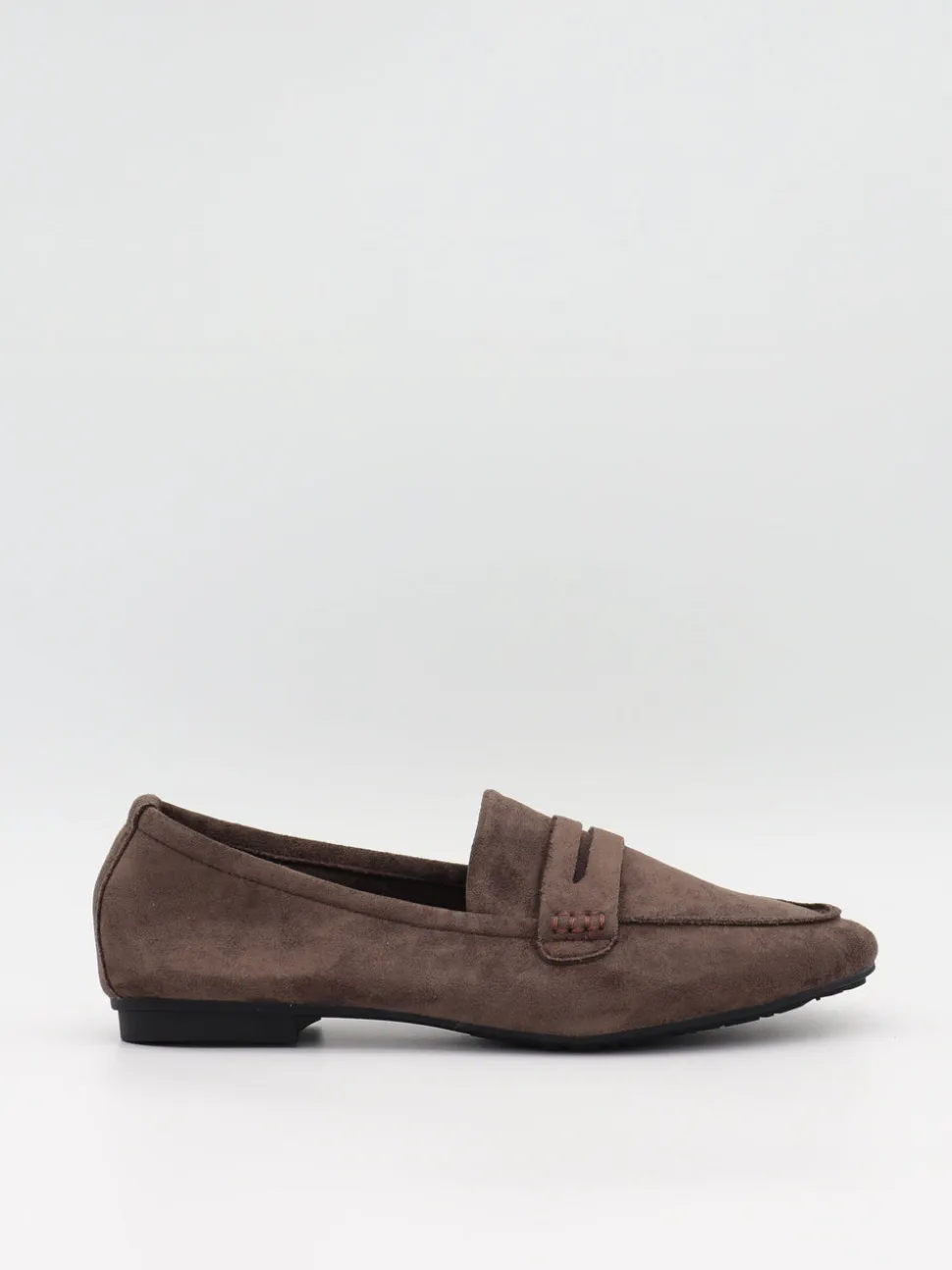 Watson loafers i ruskind - Mørkebrun