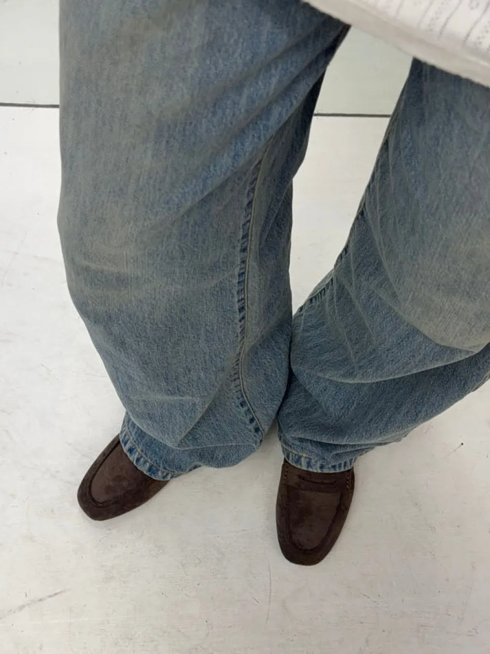 Watson loafers i ruskind - Mørkebrun