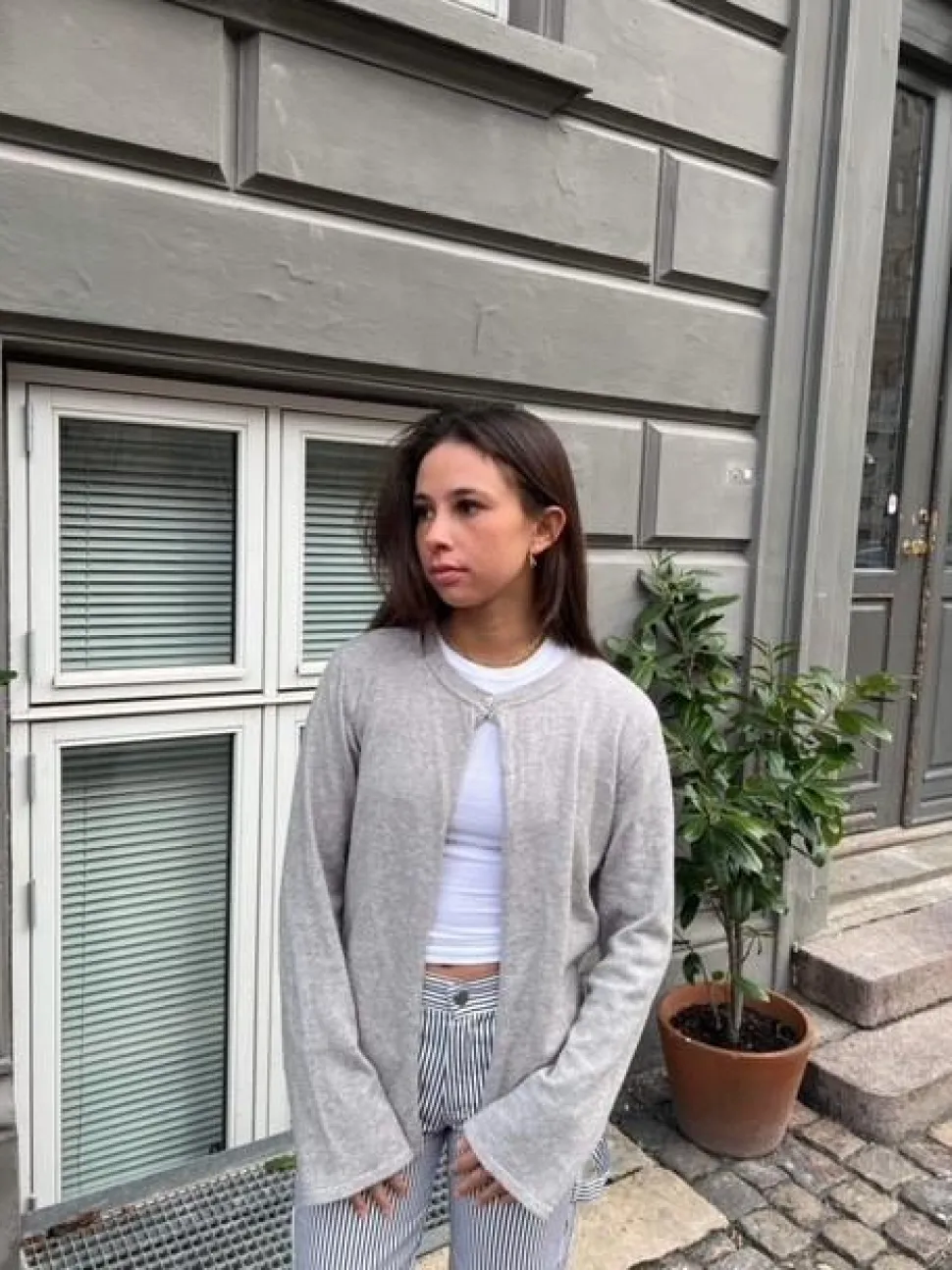Xenia cardigan - Grå
